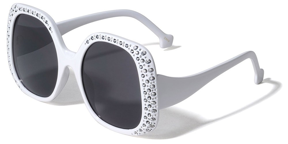 RHINESTONE BUTTERFLY WOMEN'S FASHION GLASSES
