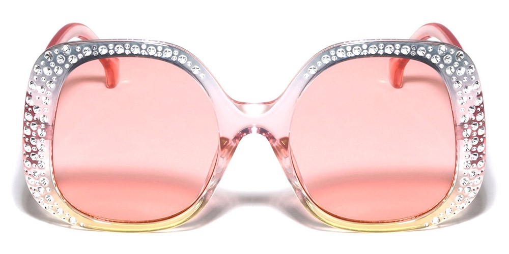 RHINESTONE BUTTERFLY WOMEN'S FASHION GLASSES
