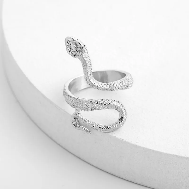 Fashion Snake Metal Open Ring