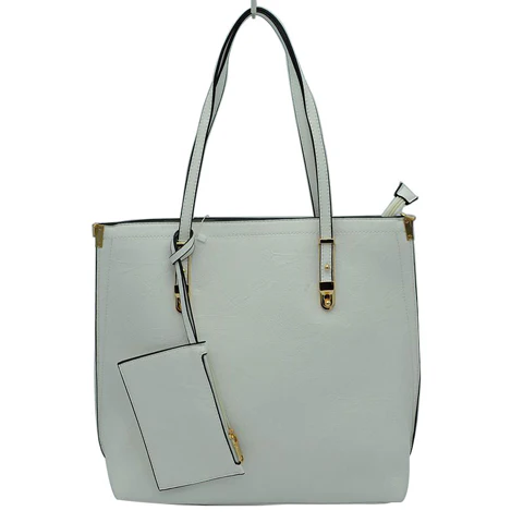 Elegant Faux Leather Tote Bag