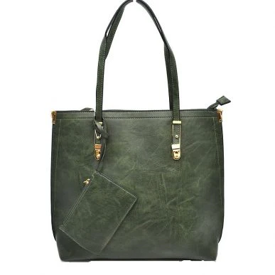 Elegant Faux Leather Tote Bag