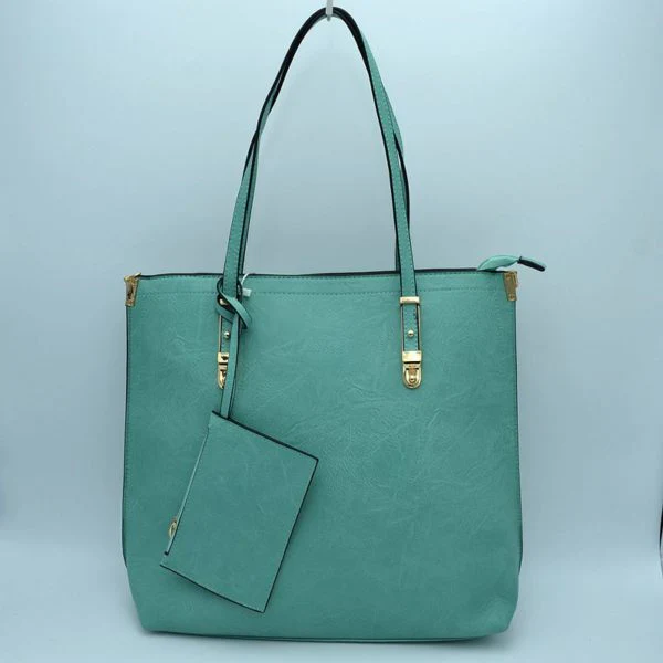 Elegant Faux Leather Tote Bag