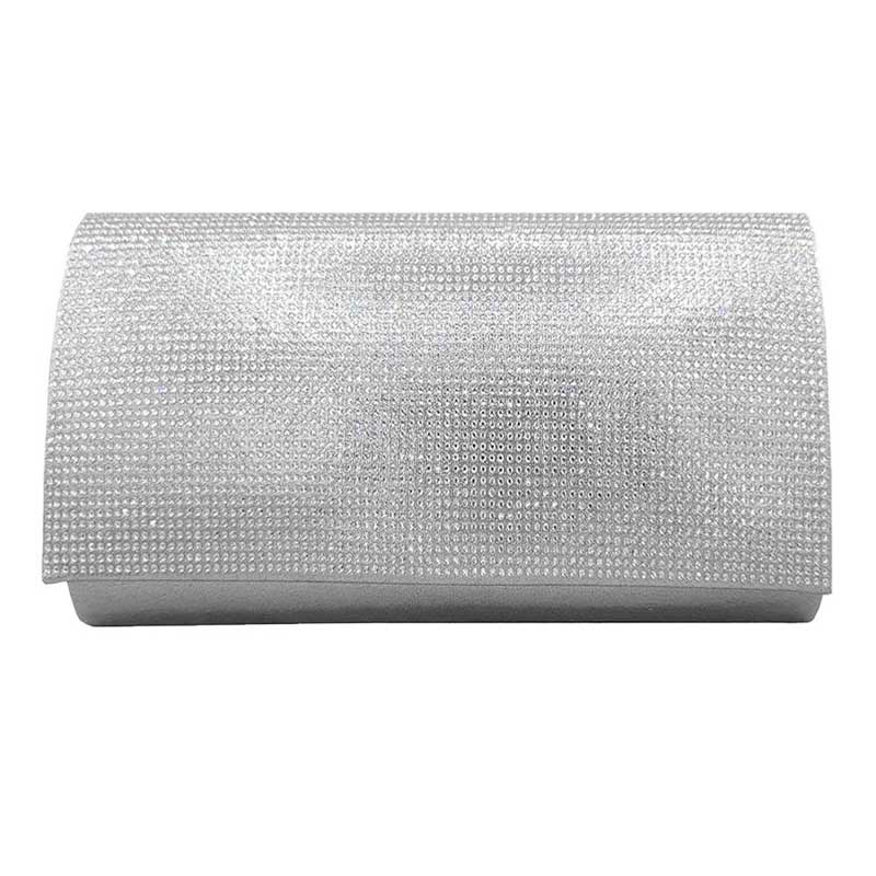 Elegant Silver Clutch Bag