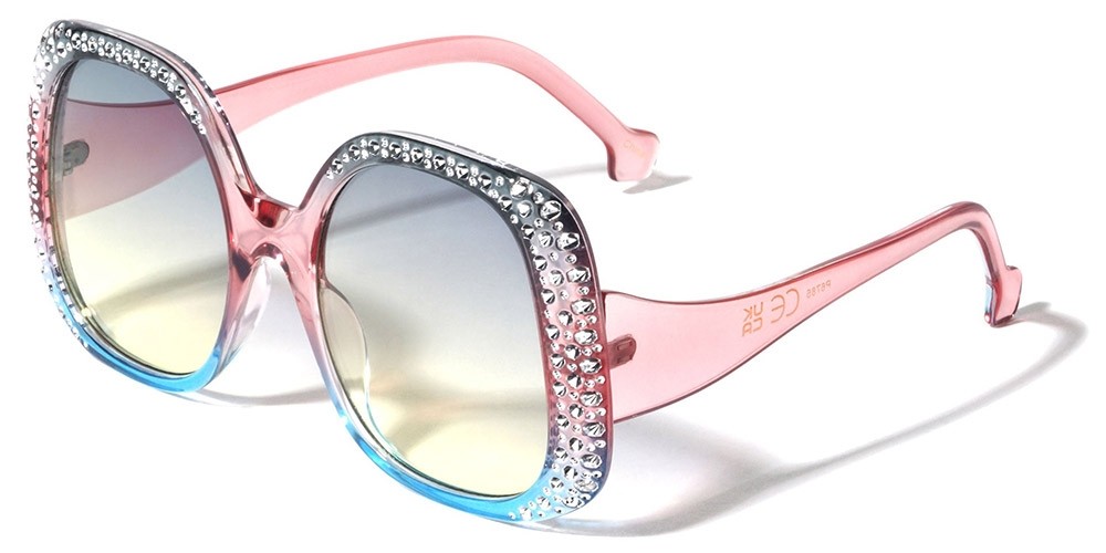 RHINESTONE BUTTERFLY WOMEN'S FASHION GLASSES